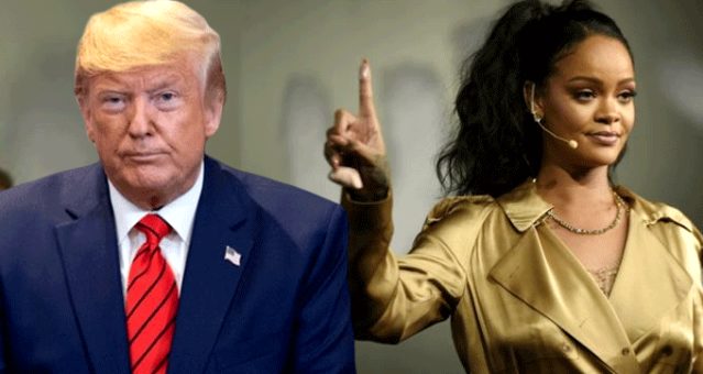 Rihanna dan Trump a hakaret