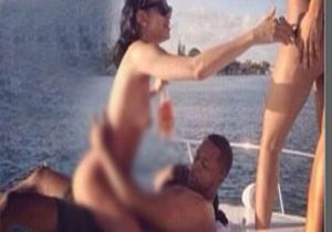 Rihanna Teknede Yakalandı!