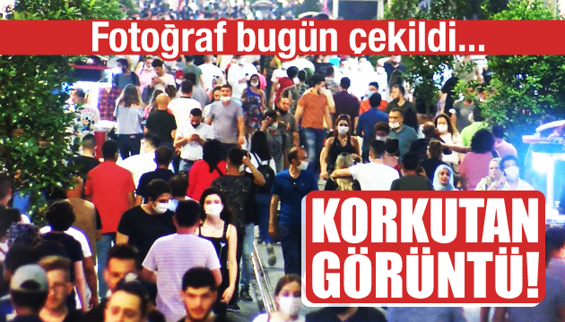 İstanbul da korkutan görüntü!