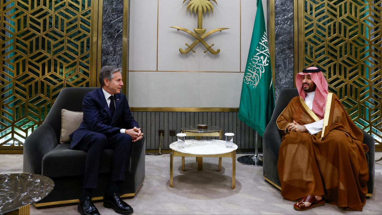 Suudi Arabistan Veliaht Prensi Selman, ABD Dışişleri Bakanı Blinken ile görüştü