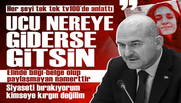 S�leyman Soylu'dan g�ndem yaratacak a��klamalar: T�m merak edilenleri tek tek anlatt�