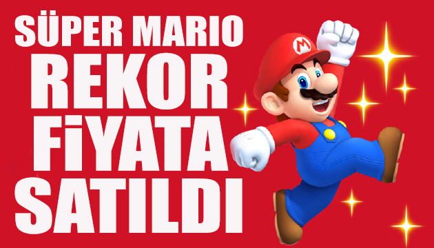 Süper Mario rekor fiyata satıldı