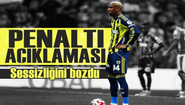 Talisca sessizli�ini bozdu: Penalt� a��klamas�