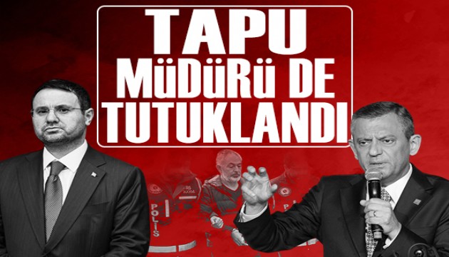 Bakan G�rlek'in tapu kay�tlar�n� sorgulayan m�d�r ve tekniker tutukland�