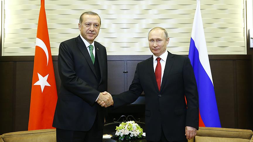 Erdoğan ile Putin in görüşmesi başladı