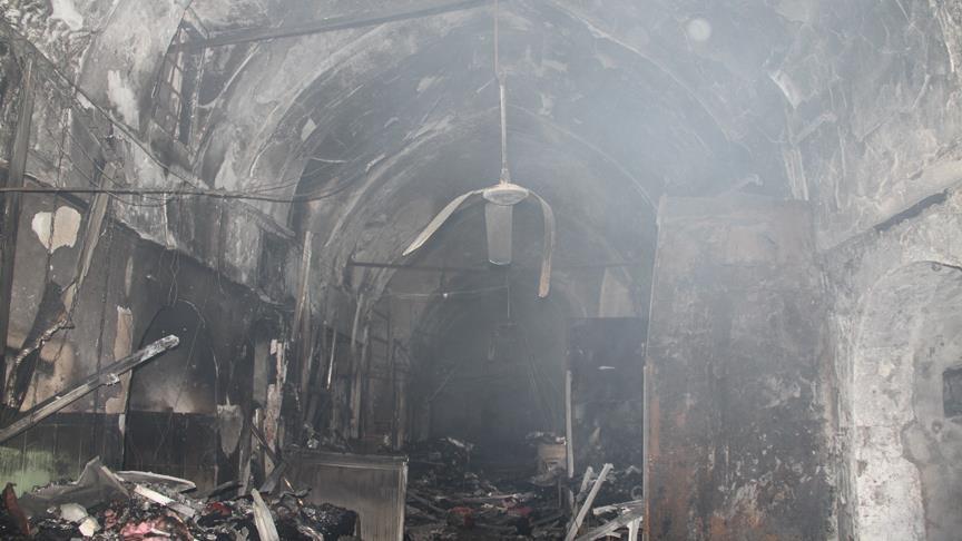 Kerkük teki Kayseri Çarşısı yangını Erdoğan ın gündeminde