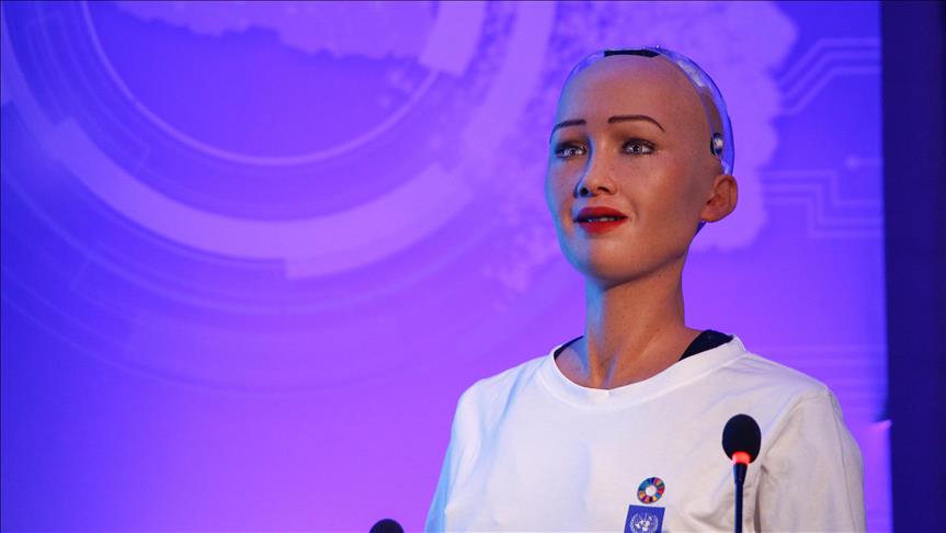 Robot  Sophia  Amharca konuşacak