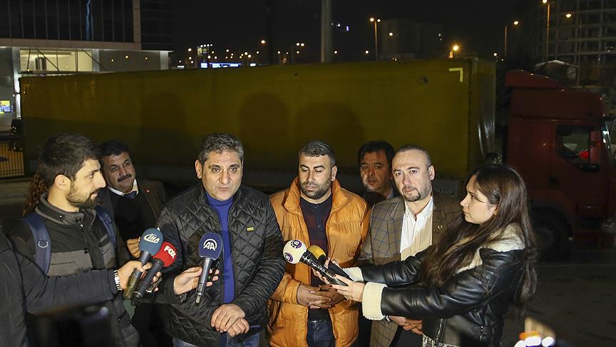 CHP li vekiller tırla Ankara ya geldi