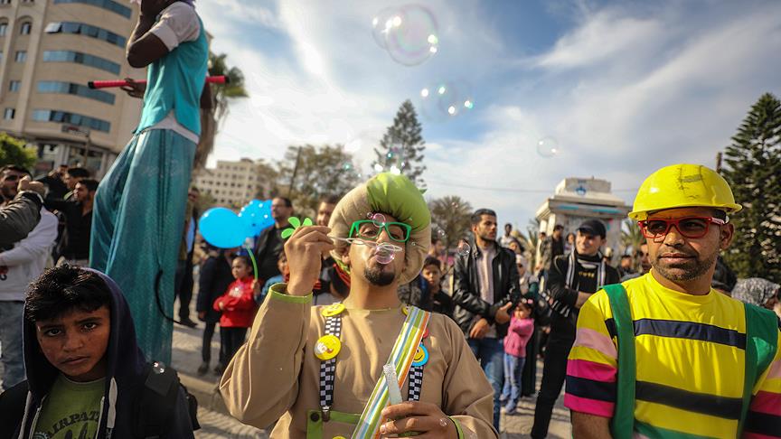 Gazze de  Sokak Karnavalı 