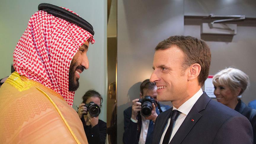 Macron dan  sürpriz  Riyad ziyareti