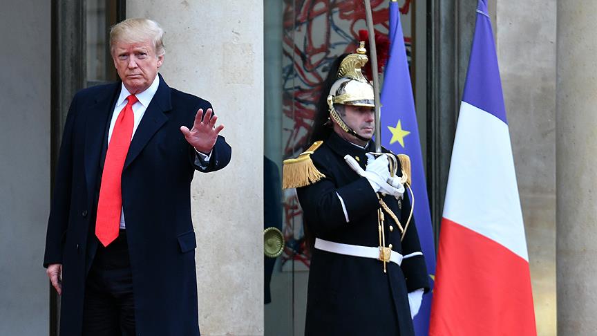 Fransa dan Trump a tepki