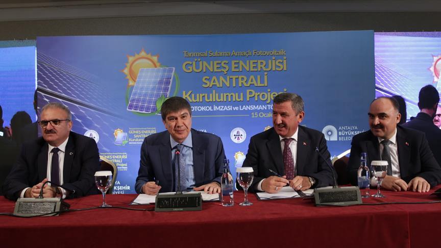 Antalya ya güneş enerjisi santrali kurulacak