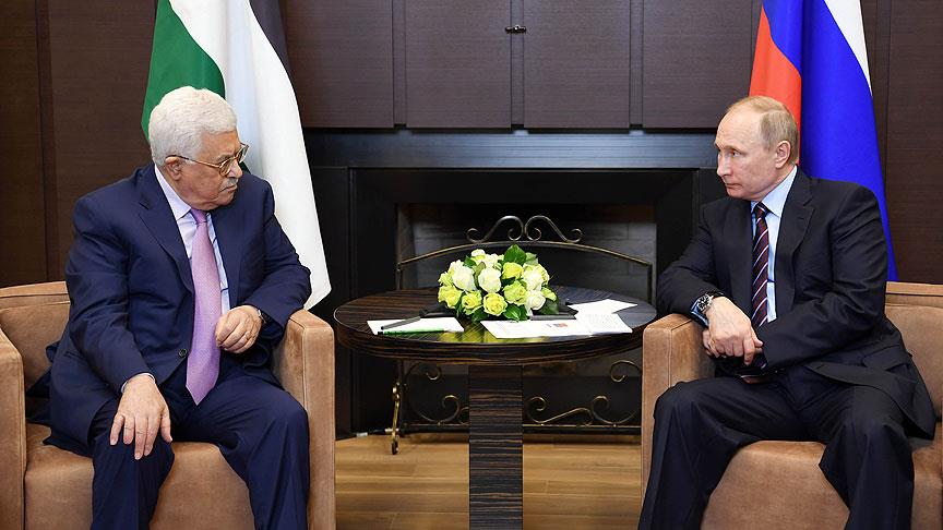 Putin ile Abbas  Kudüs ü görüştü