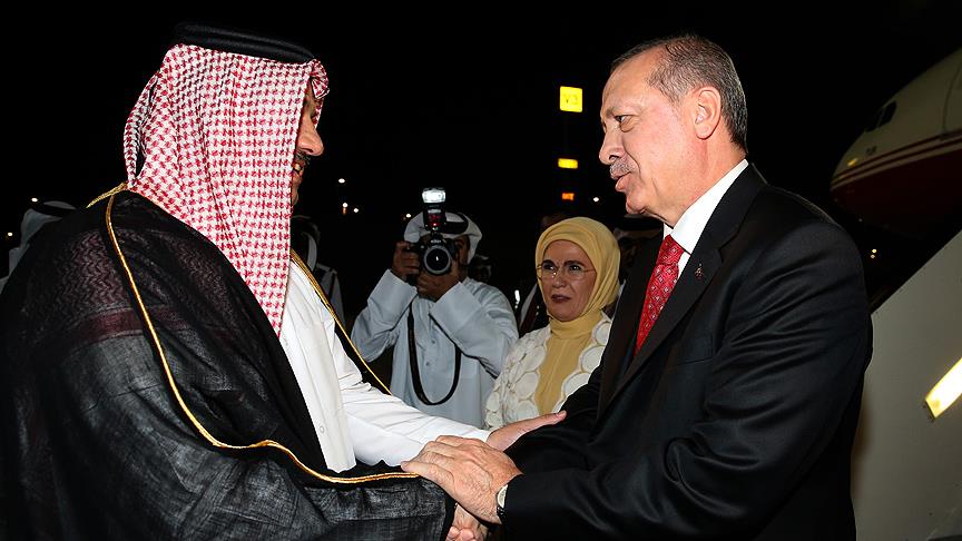 Cumhurbaşkanı Erdoğan Katar da