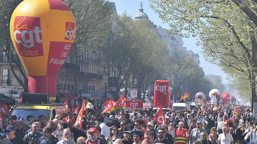 Fransa da grev ve gösteriler devam edecek