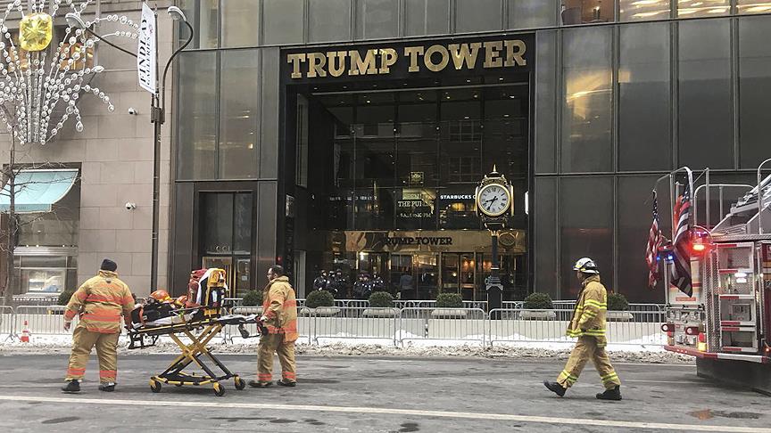 New York taki Trump Tower da yangın çıktı