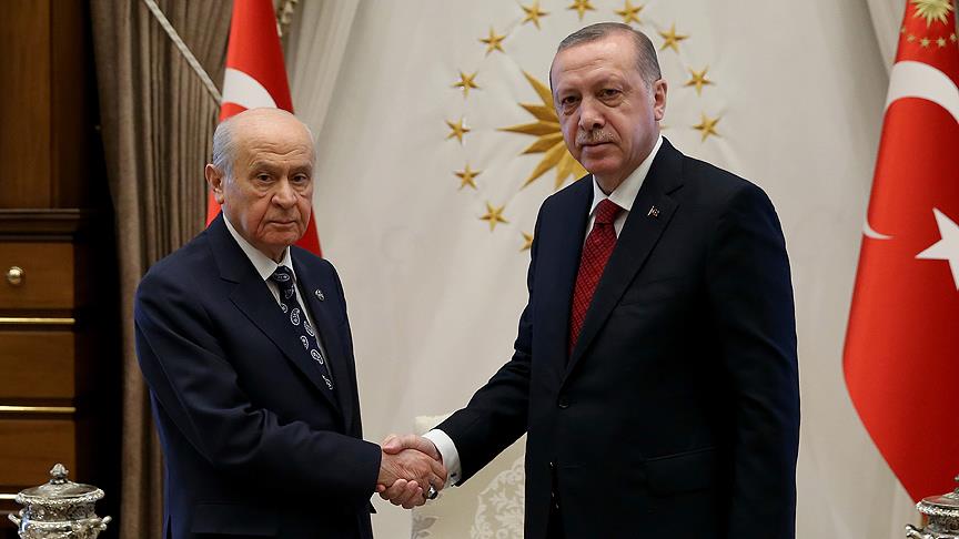 Erdoğan-Bahçeli görüşmesi bugün gerçekleşecek