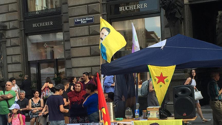 Viyana da PKK standı açıldı!