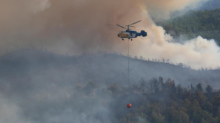 Hatay daki orman yangını kısmen kontrol altına alındı