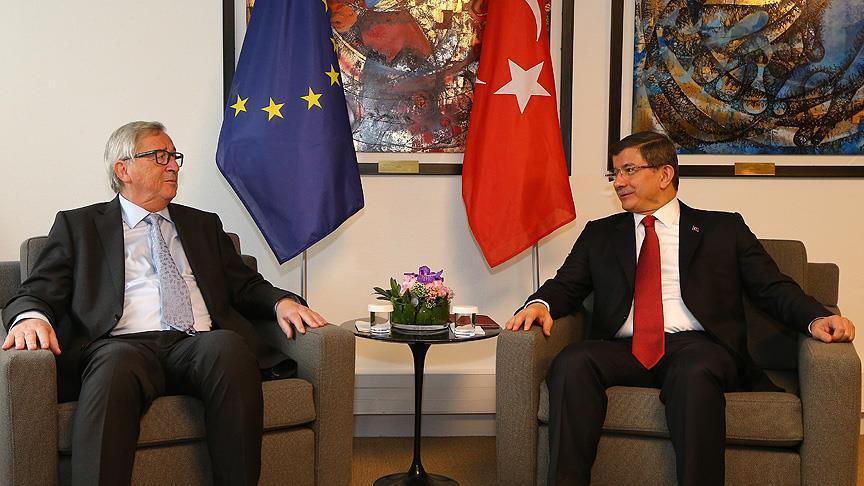 Davutoğlu ile Juncker  vize yi görüştü!