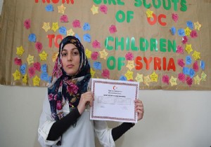 Suriyeli öğrenciler diploma aldı!
