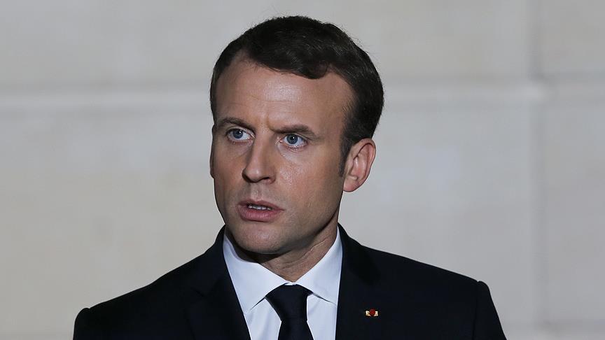 Macron dan İsrail saldırılarına kınama