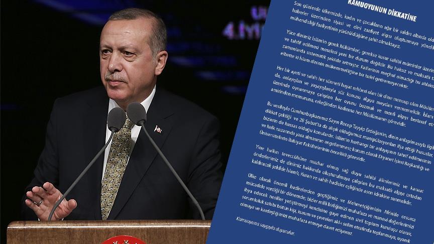 STK lardan Erdoğan ın açıklamalarına destek
