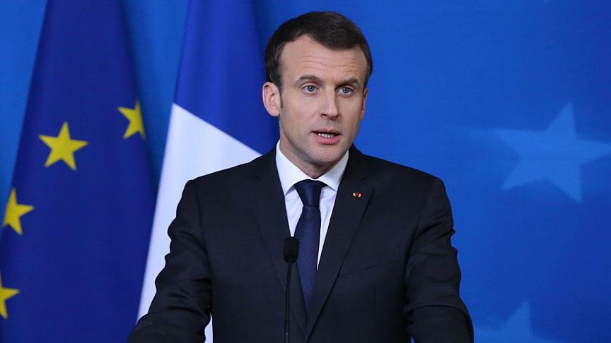 Macron dan Suriye açıklaması