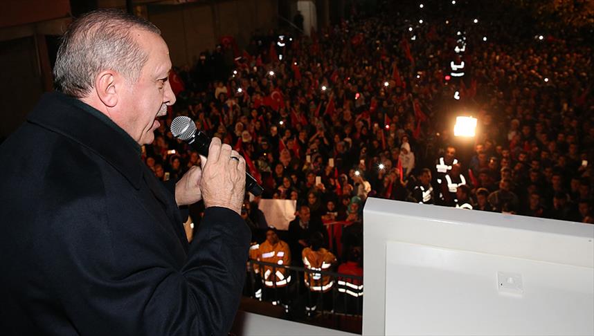 Erdoğan: 2019 da reform gerçekleştireceğiz