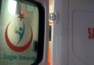 Şırnak ta teröristler ambulansa saldırdı!