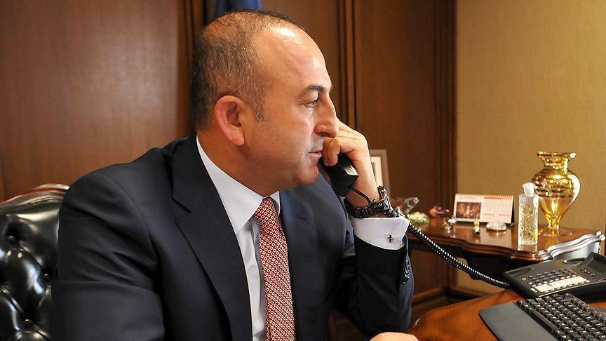 Çavuşoğlu ndan telefon diplomasisi