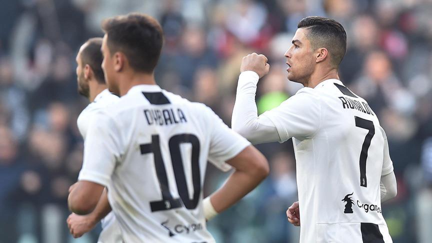Juventus Ronaldo nun golleriyle kazandı