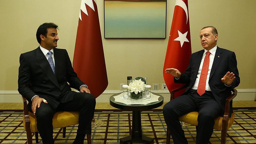Erdoğan Katar Emiri ile görüştü!