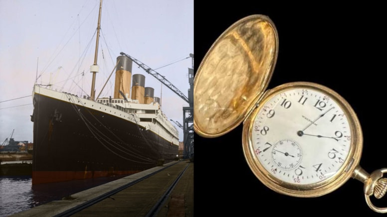 Titanik teki en zengin adamın saati satışa çıkıyor