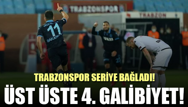 Trabzonspor 4. galibiyetini aldı.
