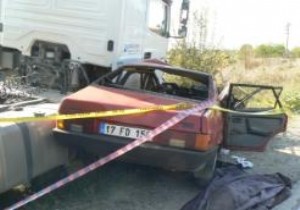 Keşan’da trafik kazası! 1 çocuk öldü! 2 kişi yaralandı!