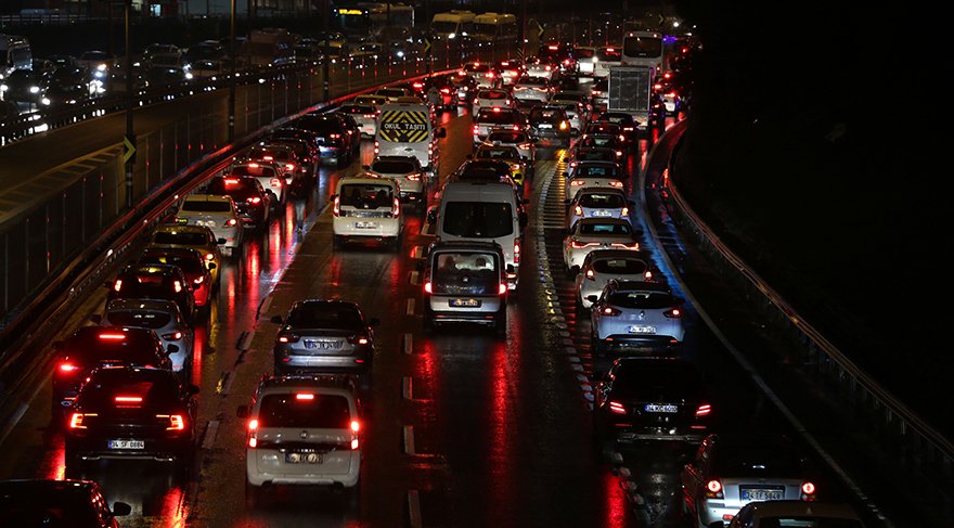 İstanbul da trafik çilesi!