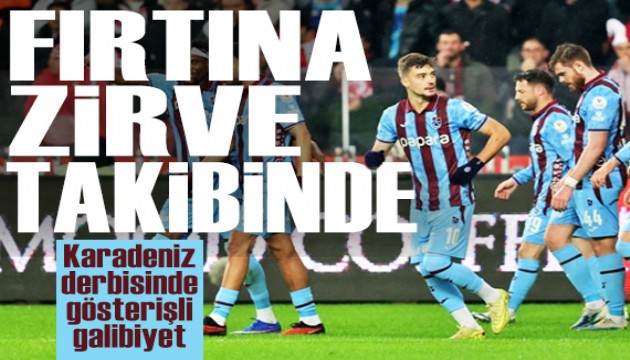 Karadeniz derbisinde g�len Trabzonspor