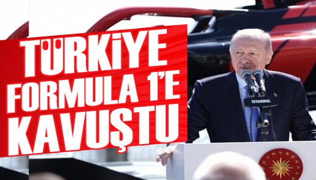 Cumhurba�kan� Erdo�an a��klad�: Formula 1 tekrardan T�rkiye'de