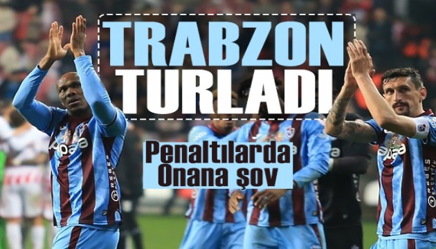 Karadeniz derbisinde Onana devle�ti: Trabzon yar� finalde