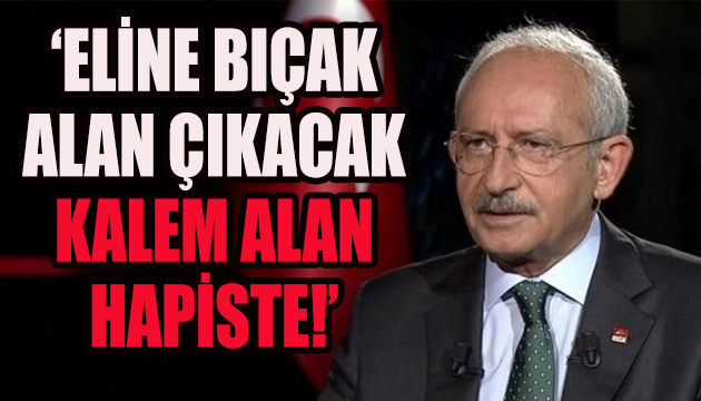 Kılıçdaroğlu infaz indirimi düzenlemesini eleştirdi