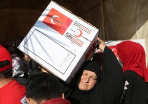 Türk Kızılayı ndan Irak taki sığınmacılara destek!