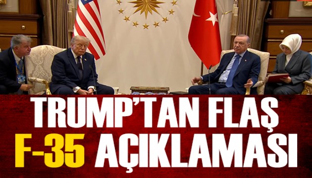 Trump'tan fla� F-35 a��klamas�