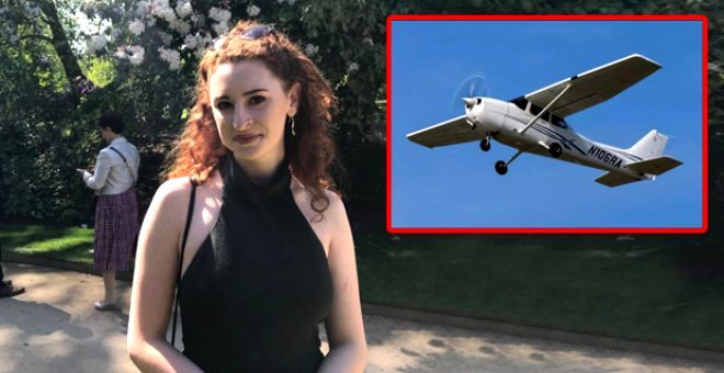 Uçaktan atlayan genç  kadının cesedi bulundu