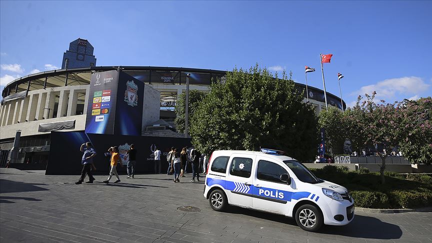 Süper Kupa finali için 15 bin polis görevlendirildi