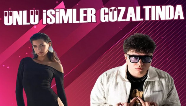 Manken Buse �skendero�lu ve rap�i Ege Karata�l� g�zalt�nda