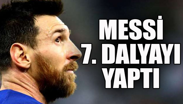 Messi kariyerindeki 700. golünü attı 7. dalyayı yaptı!