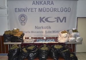 Ankara da uyuşturucu operasyonu!