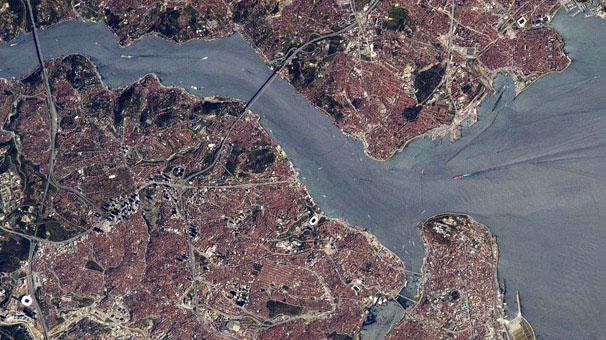 Uzaydan İstanbul u çekti