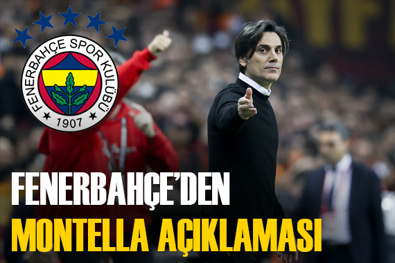 Fenerbahçe den Vincenzo Montella açıklaması! Anlaşmanın ardından vazgeçildiği iddia edilmişti